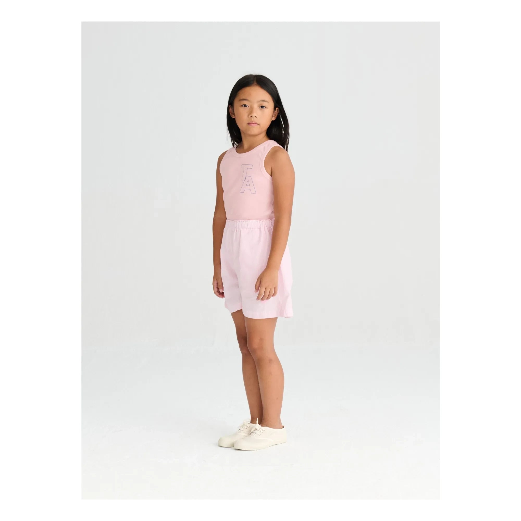 True Artist - Ribbed strap top N°20 | Pale Pink