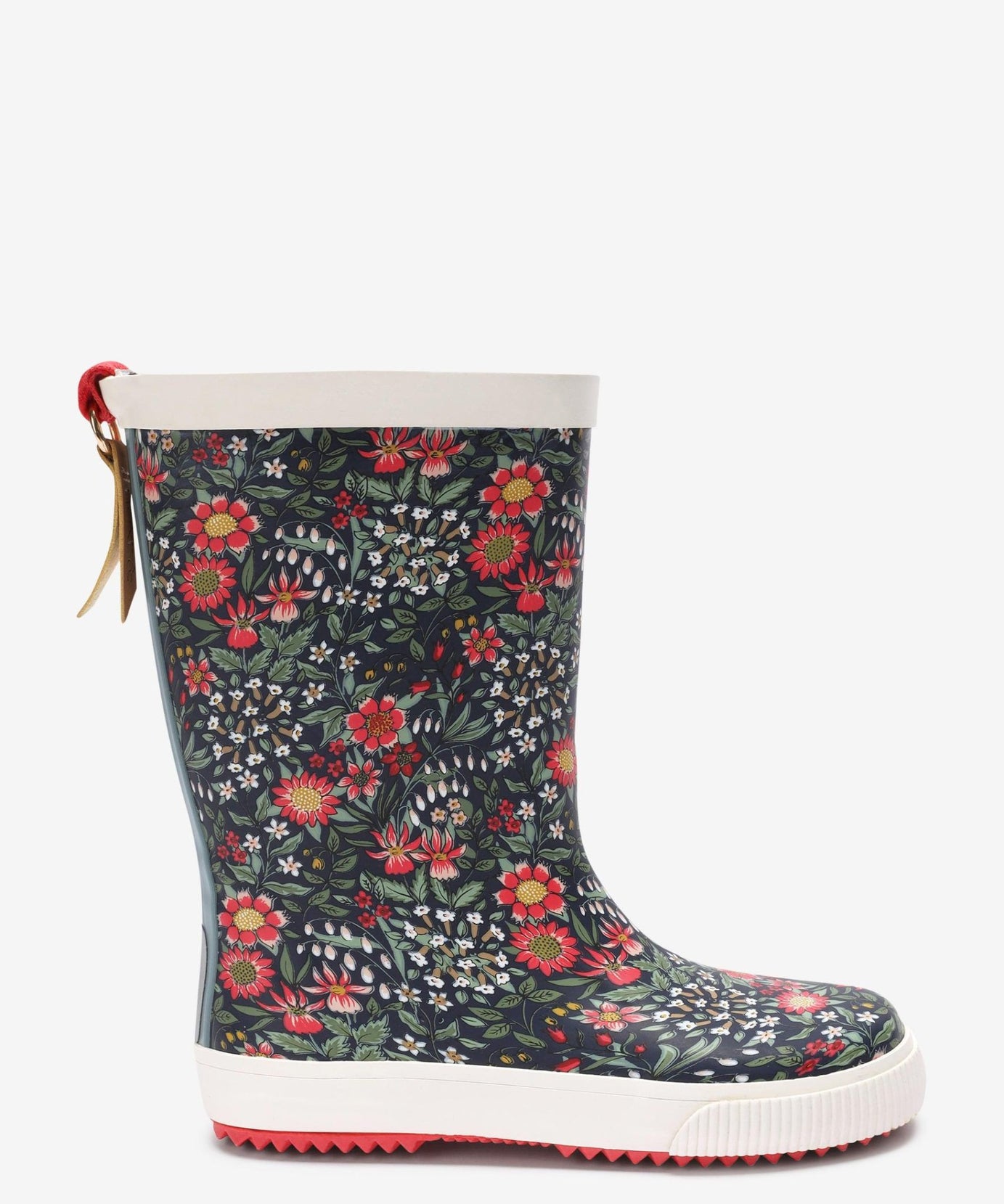 KidyLove - Çiçek Desenli Yumuşak Tabanlı Kadın Yağmur Çizmesi - 29-Dinossi