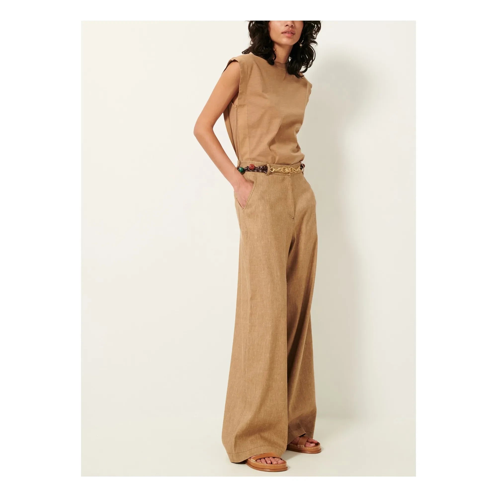 Sessùn - T-Shirt Orlando | Camel