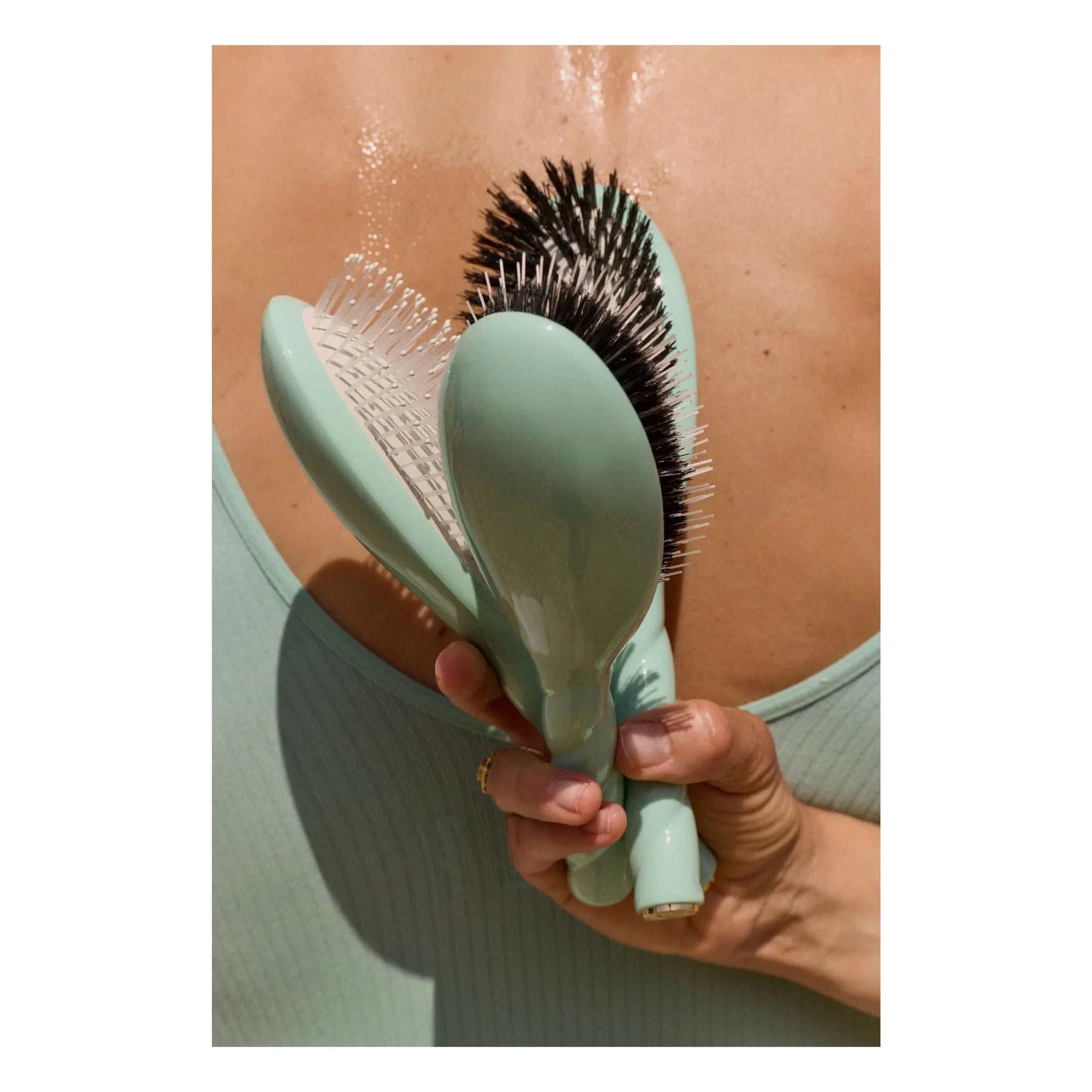 La Bonne Brosse - L'Indispensable Douceur N°03 Saç Fırçası - Hassas Saç Derisi | Lagoon Blue