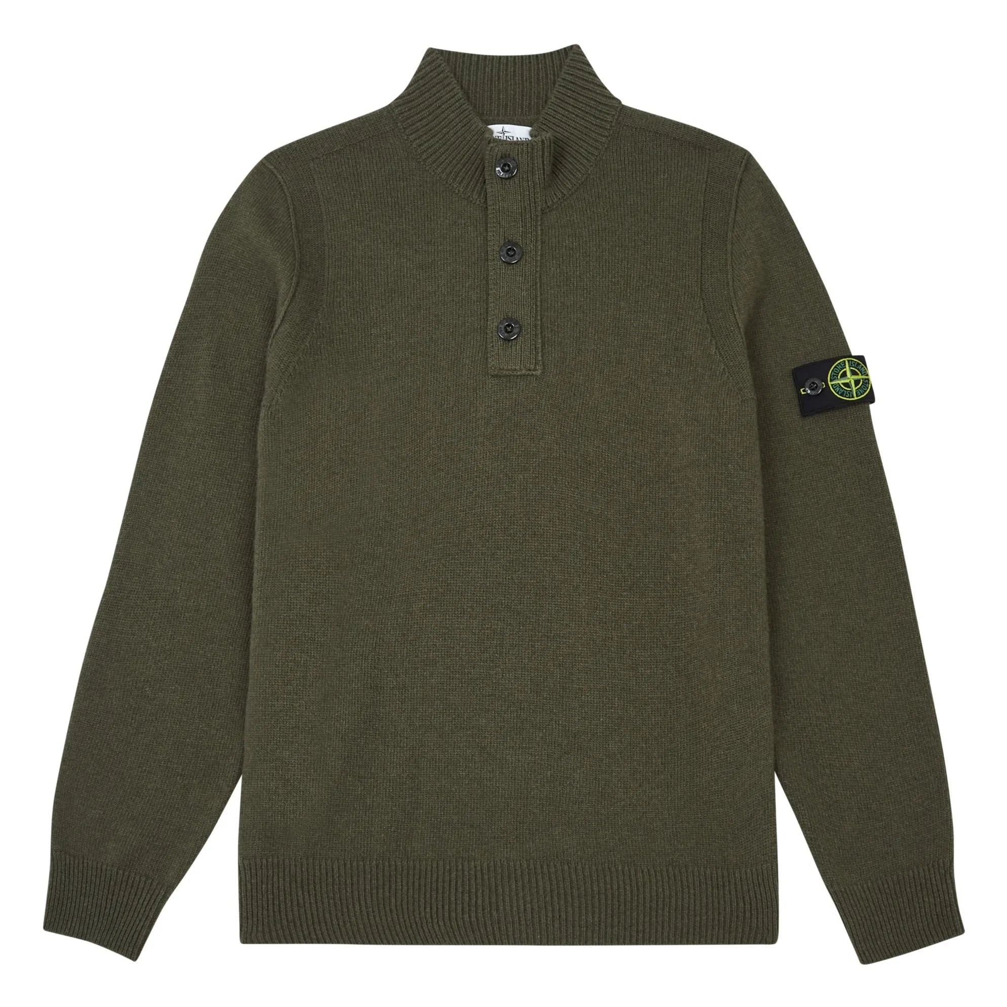 Stone Island - Truck-neck kazak | Haki