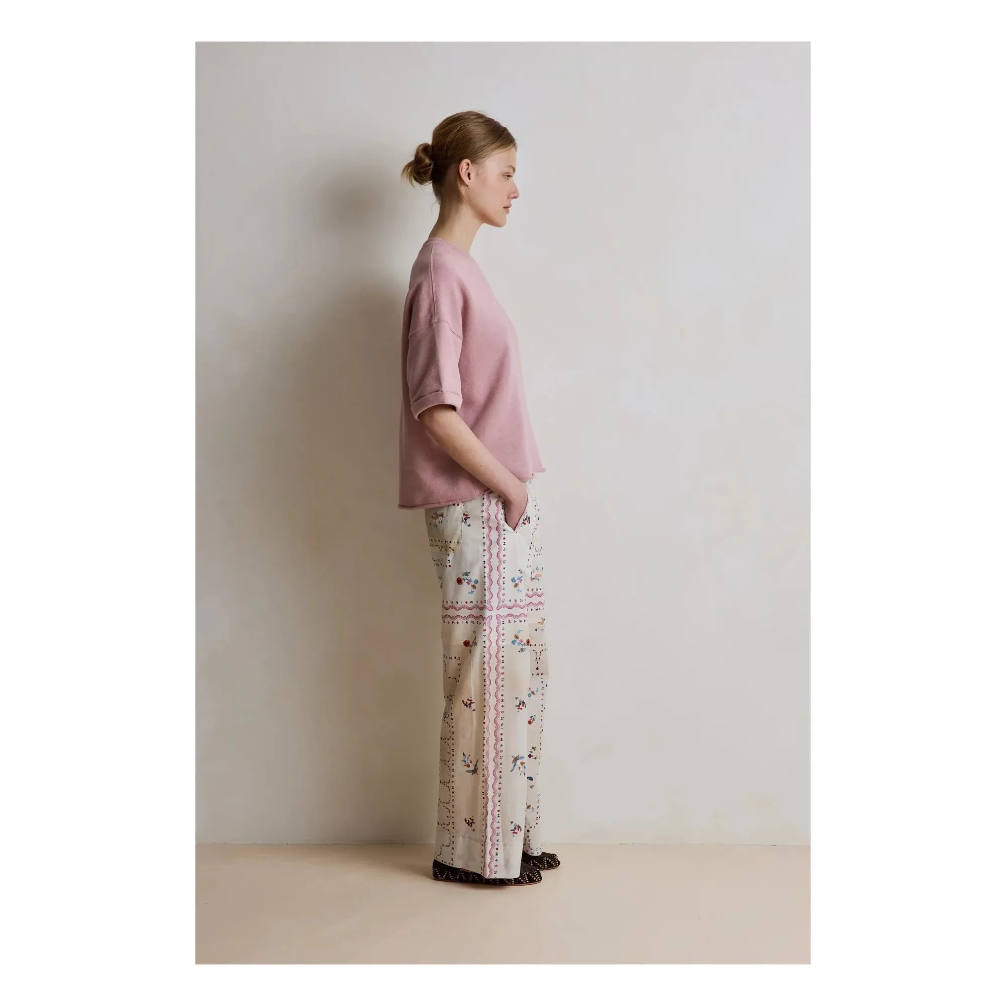 Hod - Solange Pamuklu sweatshirt | Mürdüm