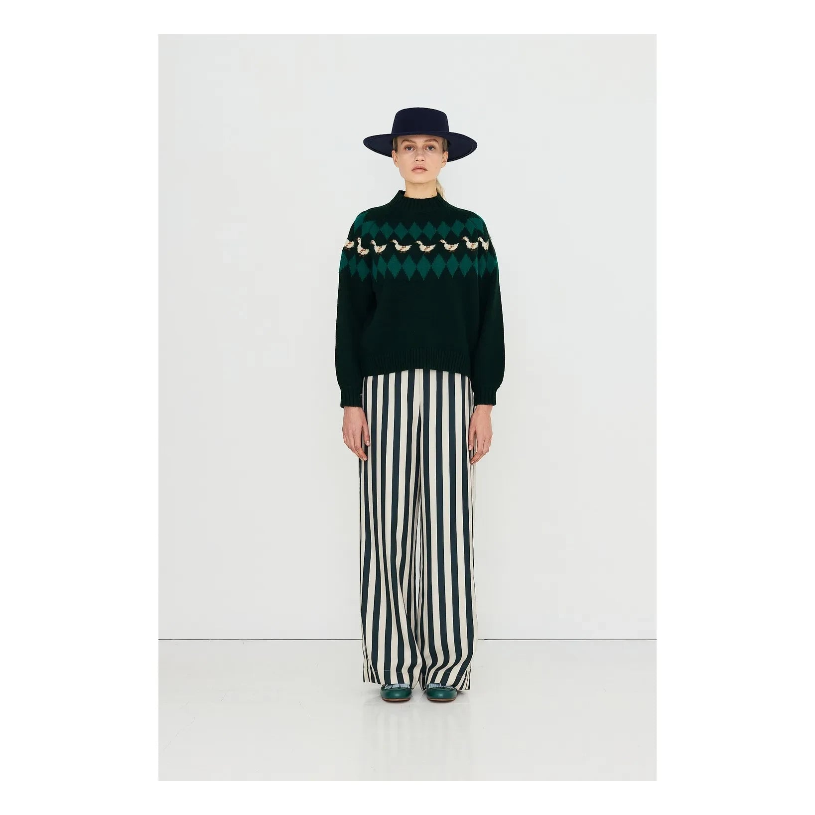 The Tiny Big Sister - Goose Feather Wool Sweater | Mavi