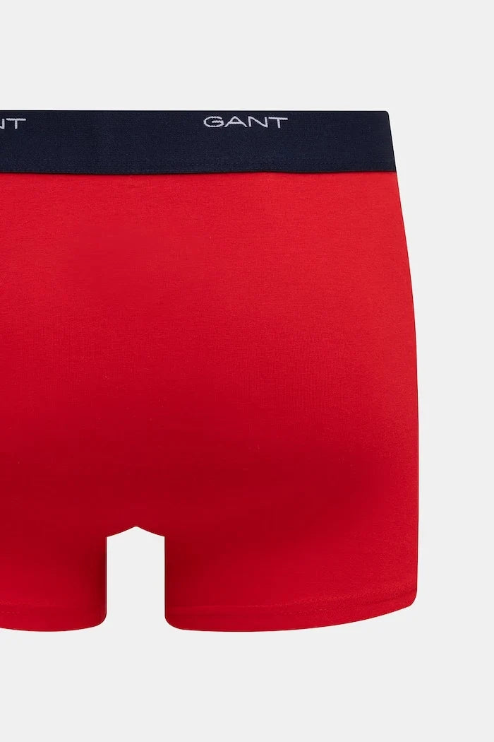 Gant pamuk ve elastanlı dar kesim erkek boxer 3'lü