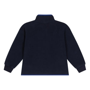 Petit Bateau - Fleecejacke mit Reißverschluss | Marineblau