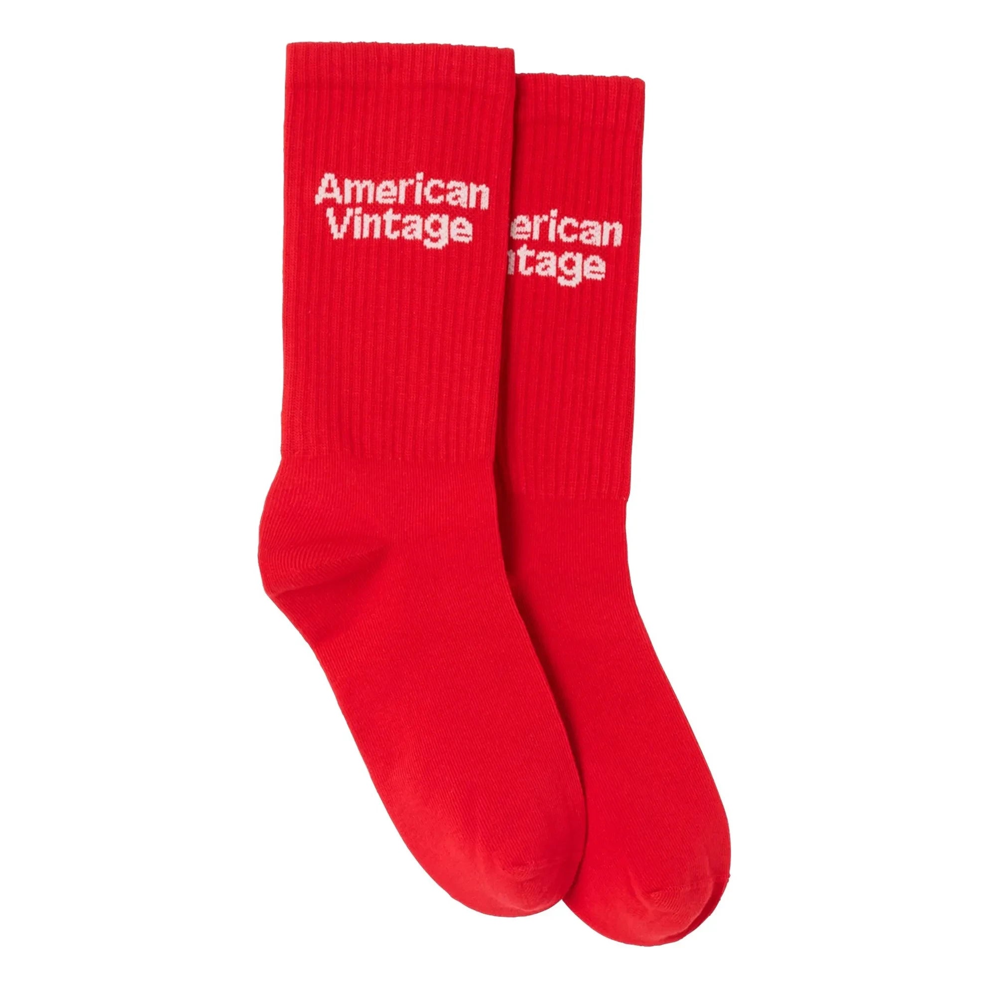 American Vintage - Clypsun Baumwollsocken | Rot