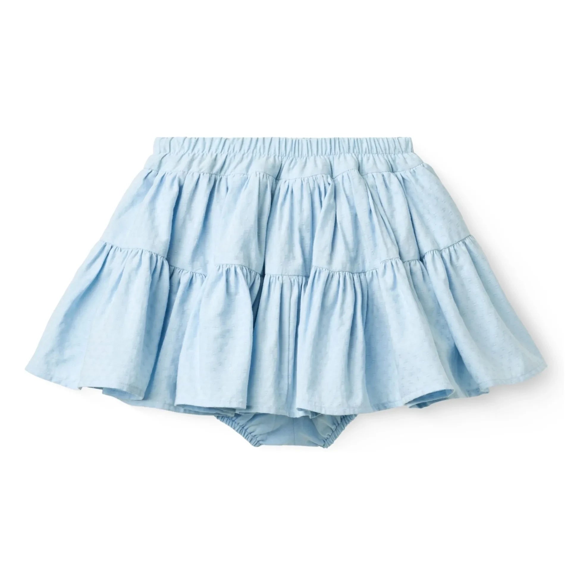 Copenhagen Colors - Organic Cotton Short Skirt | Light Blue