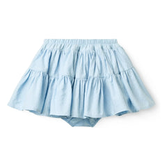 Copenhagen Colors - Organic Cotton Short Skirt | Light Blue
