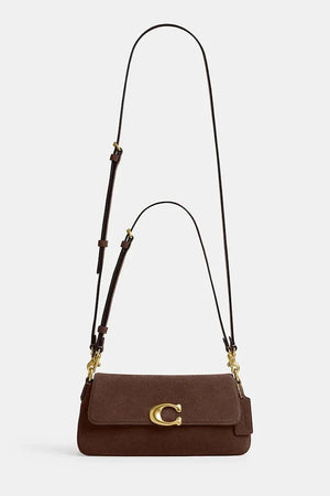 Coach kadın crossbody süet Suade Jet Shoulder Bag