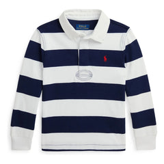 Ralph Lauren - Uzun kollu Rugby çizgili polo tişört | Lacivert