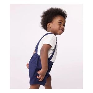 Petit Bateau - Mufasa Organik Pamuk Askılı Şort | Lacivert