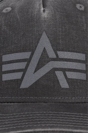 Alpha Industries деним козирkalı şapka DTM Logo Baseball