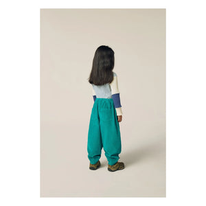 The Campamento - Contrast Ribbed T-shirt | Light Blue