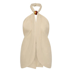 Faithfull the Brand - Biba Linen Top | Panna Cotta