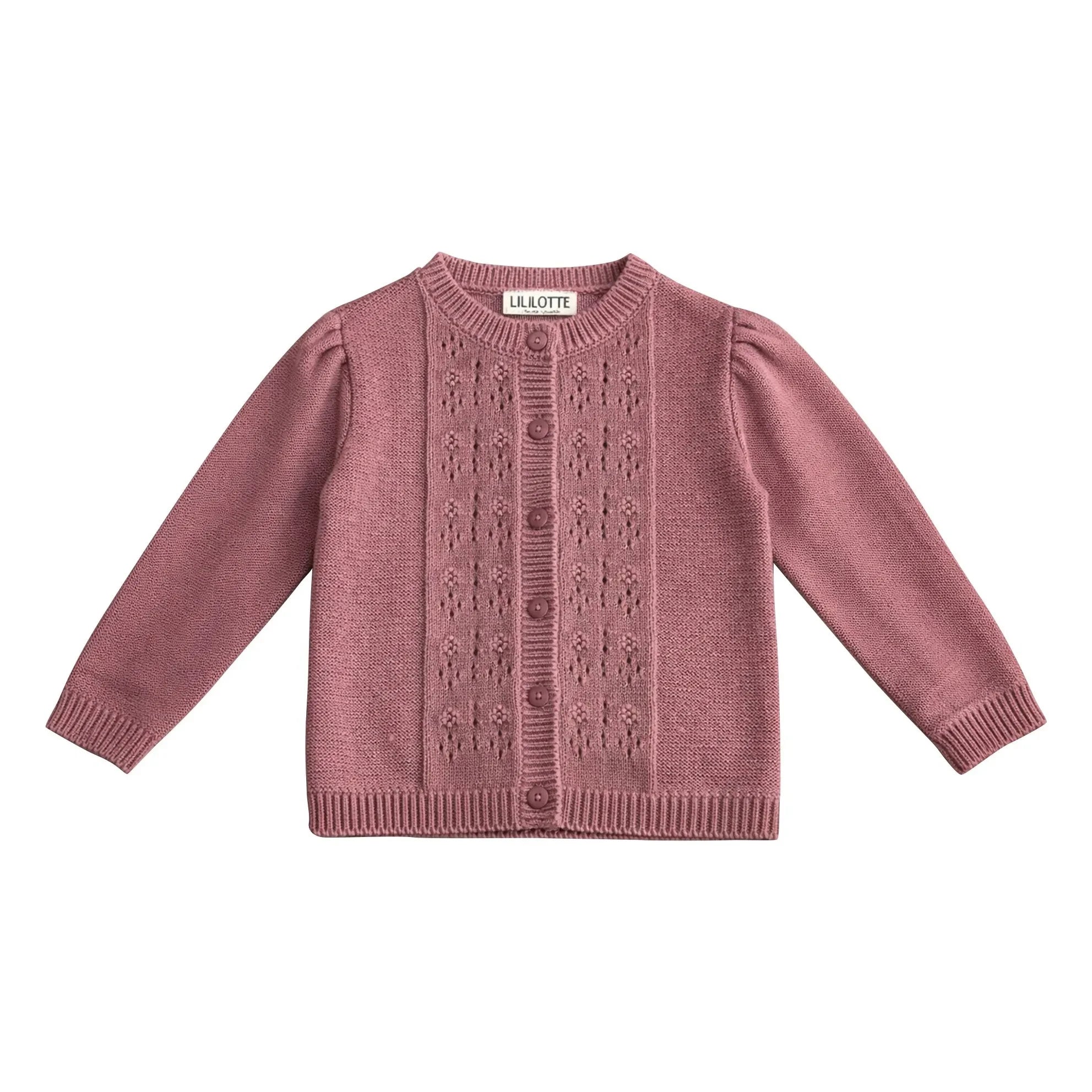 Lililotte - Vincianne Bio-Baumwoll-Cardigan | Rosa