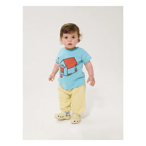 Bobo Choses - Niche Organic Cotton Baby T-Shirt | Blue