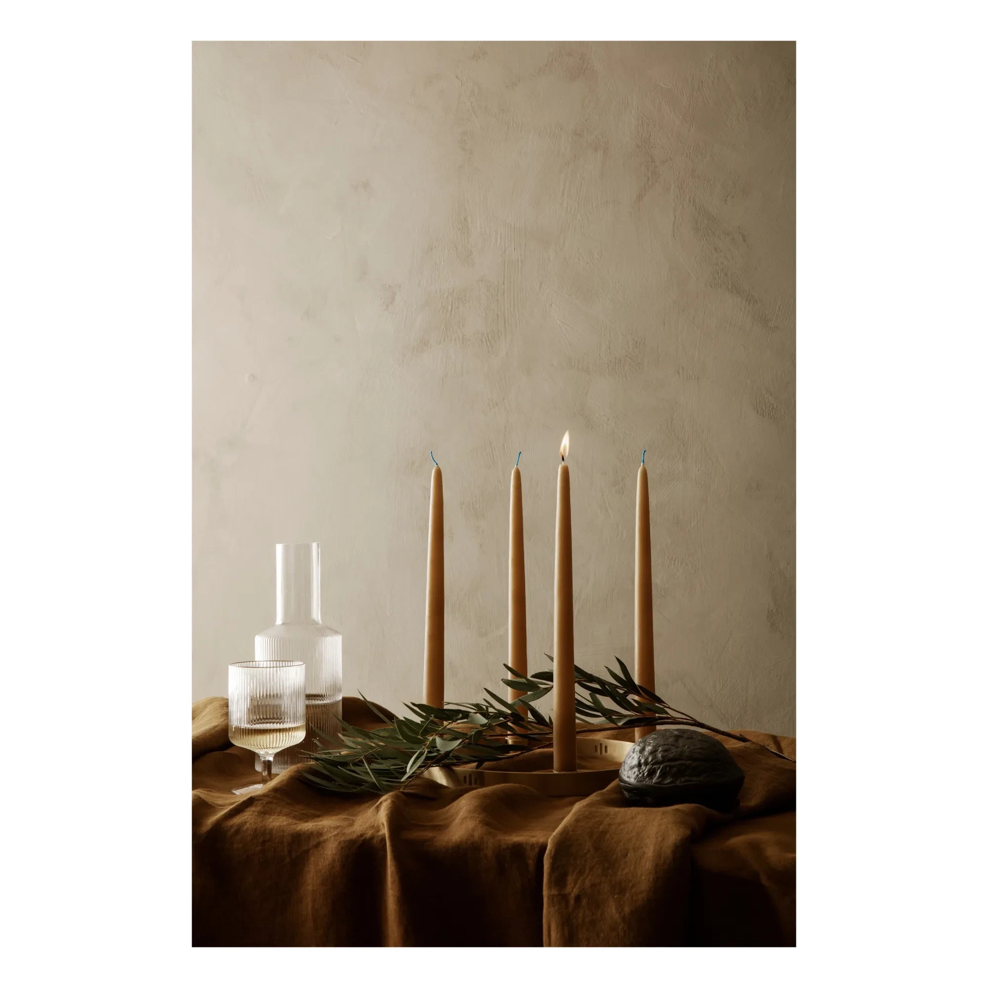 Ferm Living - Ripple Şarap Bardakları - 2'li Set