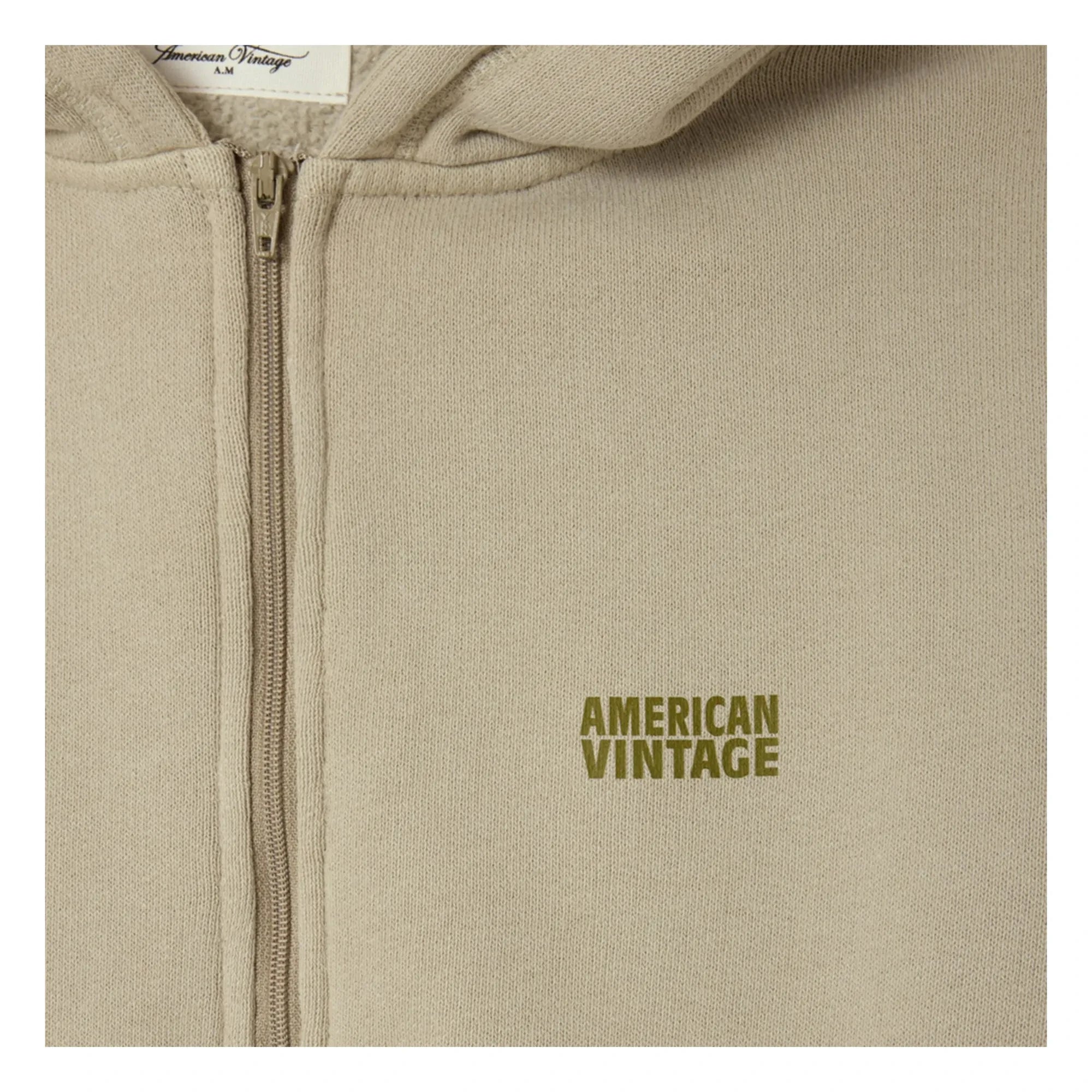 American Vintage - Izubird zip-up sweatshirt | Light Gray
