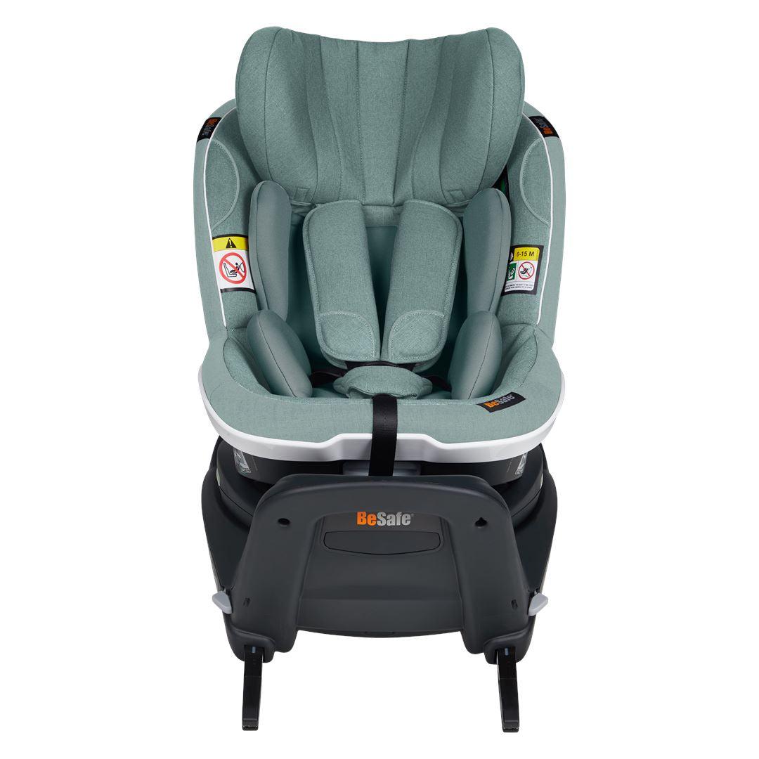 BeSafe iZi Turn i-Size Car Seat - Sea Green Melange-Car Seats- | Natural Baby Shower