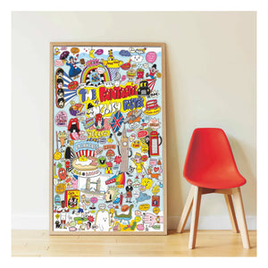 Poppik - 100% English Sticker Poster