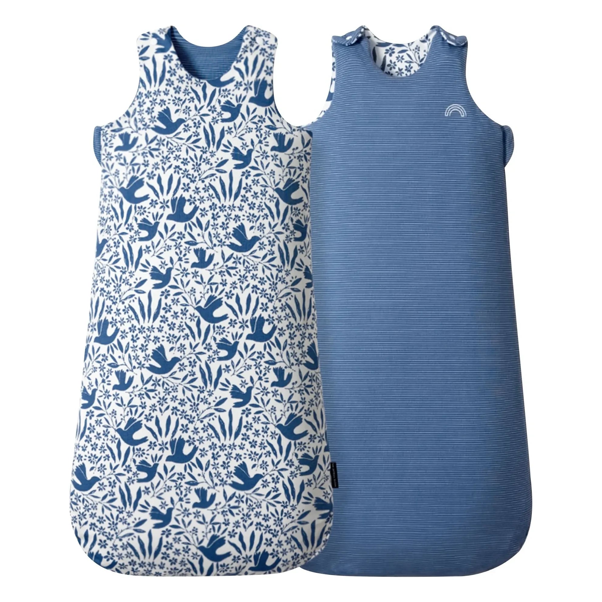 Les Petites Billes - Reversible all-season baby sleeping bag | Navy Blue