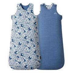 Les Petites Billes - Reversible all-season baby sleeping bag | Navy Blue
