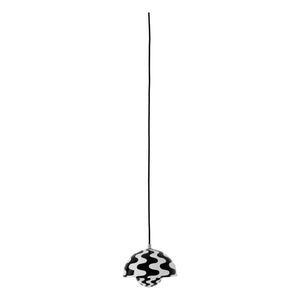 & Tradition - Flowerpot VP10 Pendelleuchte, Verner Panton | Schwarz/Weiß