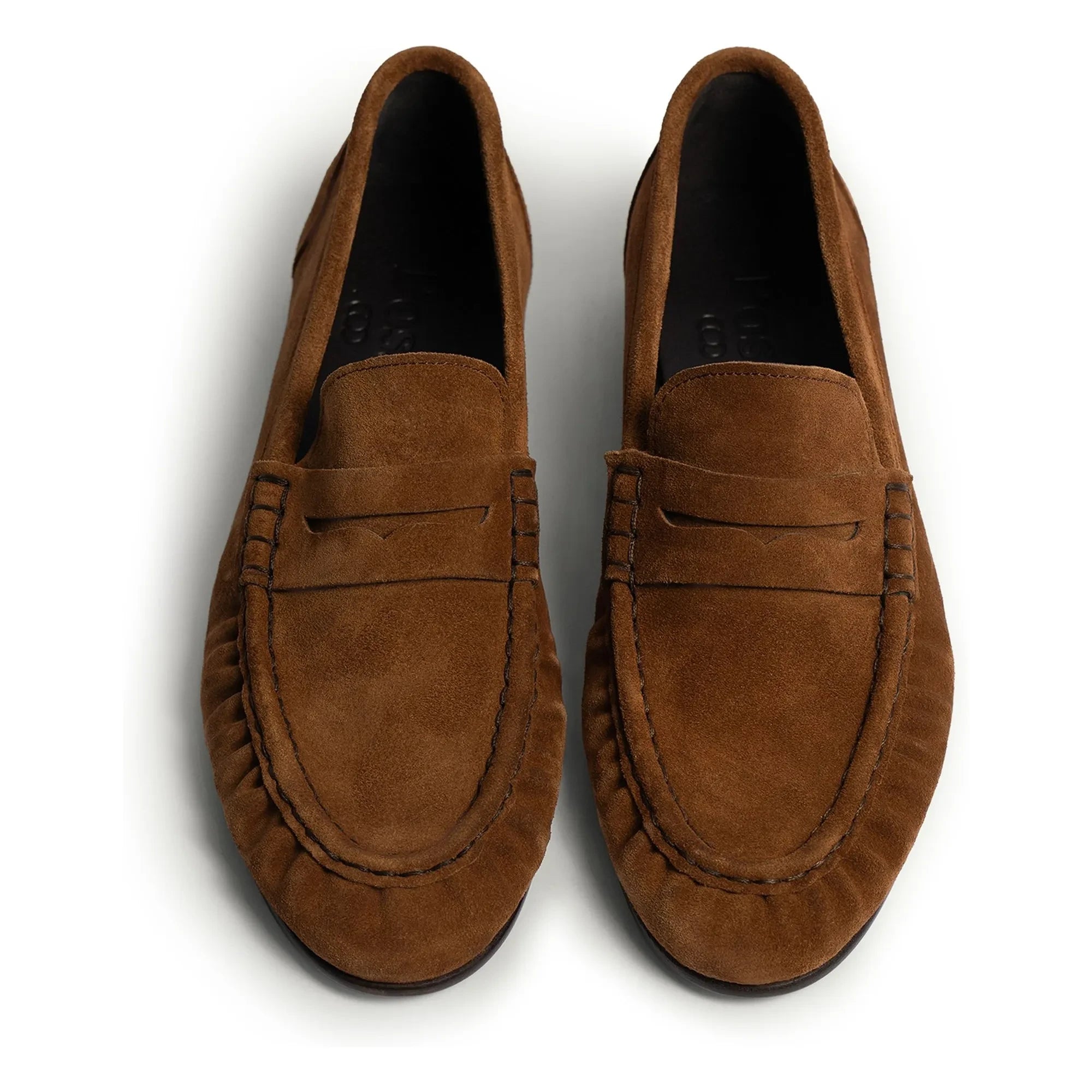Posa - Süet loafer ayakkabılar | Koyu kahverengi