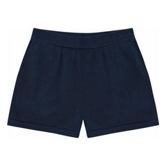 FUB - Strickshorts aus Bio-Baumwolle | Marineblau
