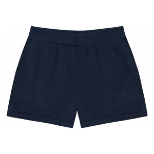 FUB - Strickshorts aus Bio-Baumwolle | Marineblau