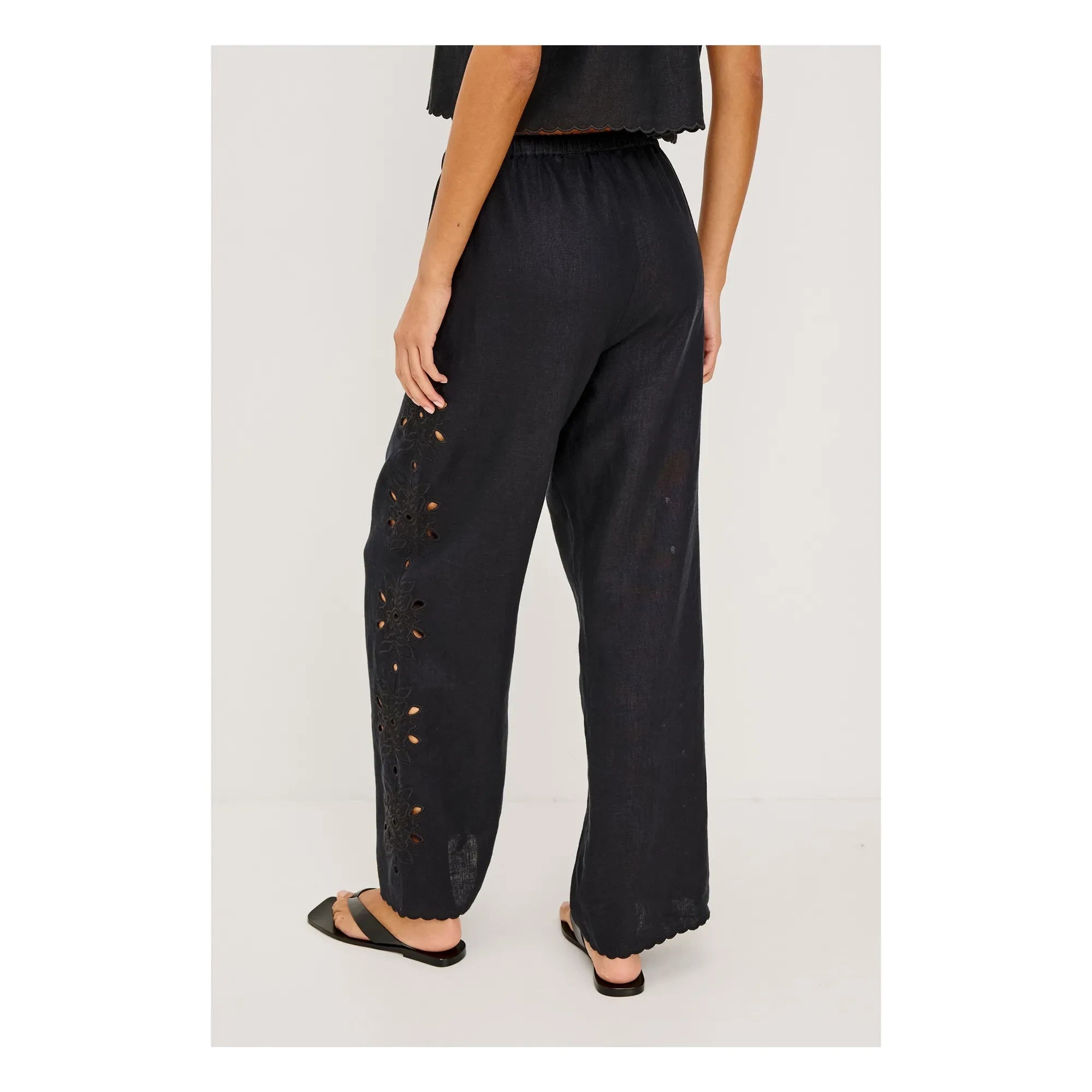Rails - Mirina bestickte Hose | Schwarz