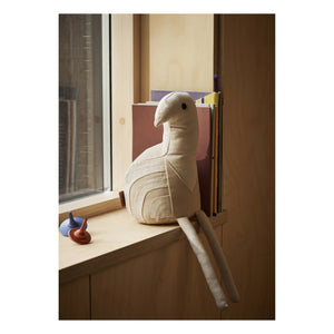 Ferm Living Kids - Birdy peluş oyuncak | Kirli beyaz
