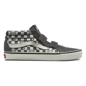 Vans - Scratch Sneakers SK8-Mid Geo Check | Grau