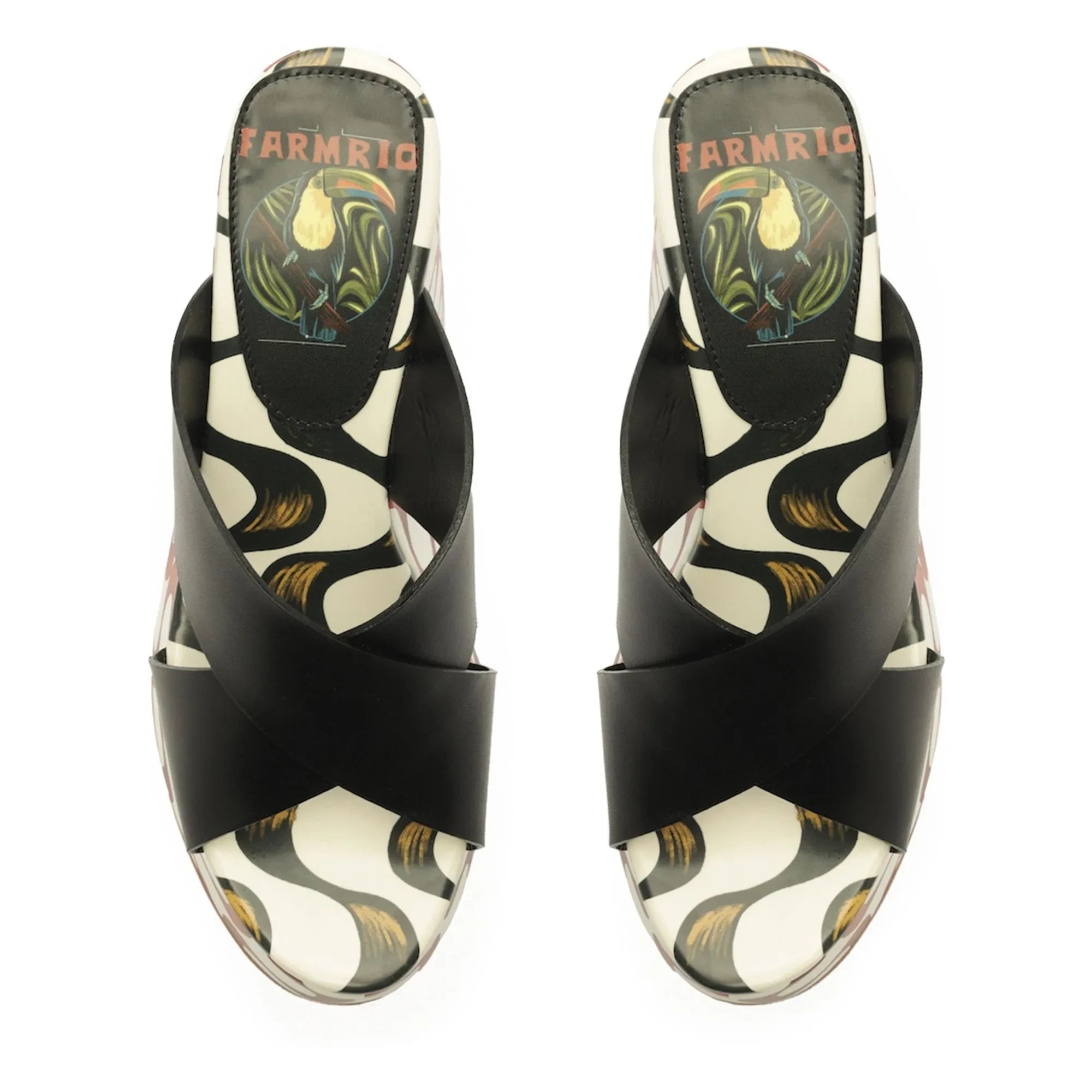 Farm Rio - Copacabana Platform Sandals | Black