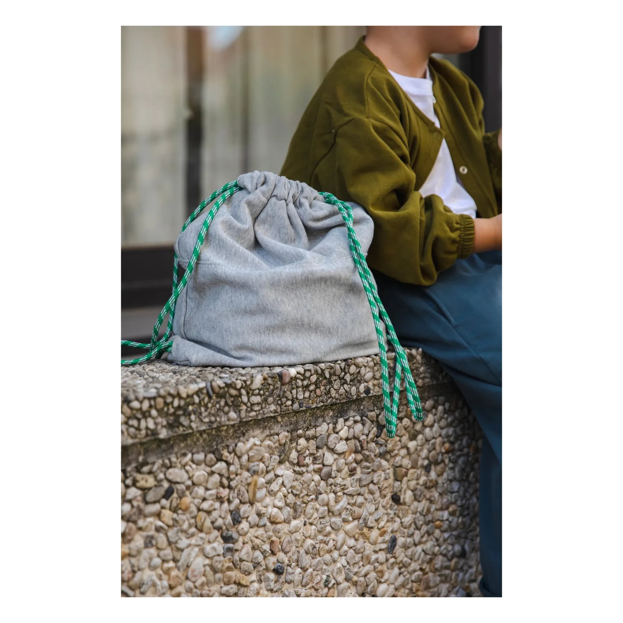 Studio Noos - Sporttasche aus Jersey | Heather Grey