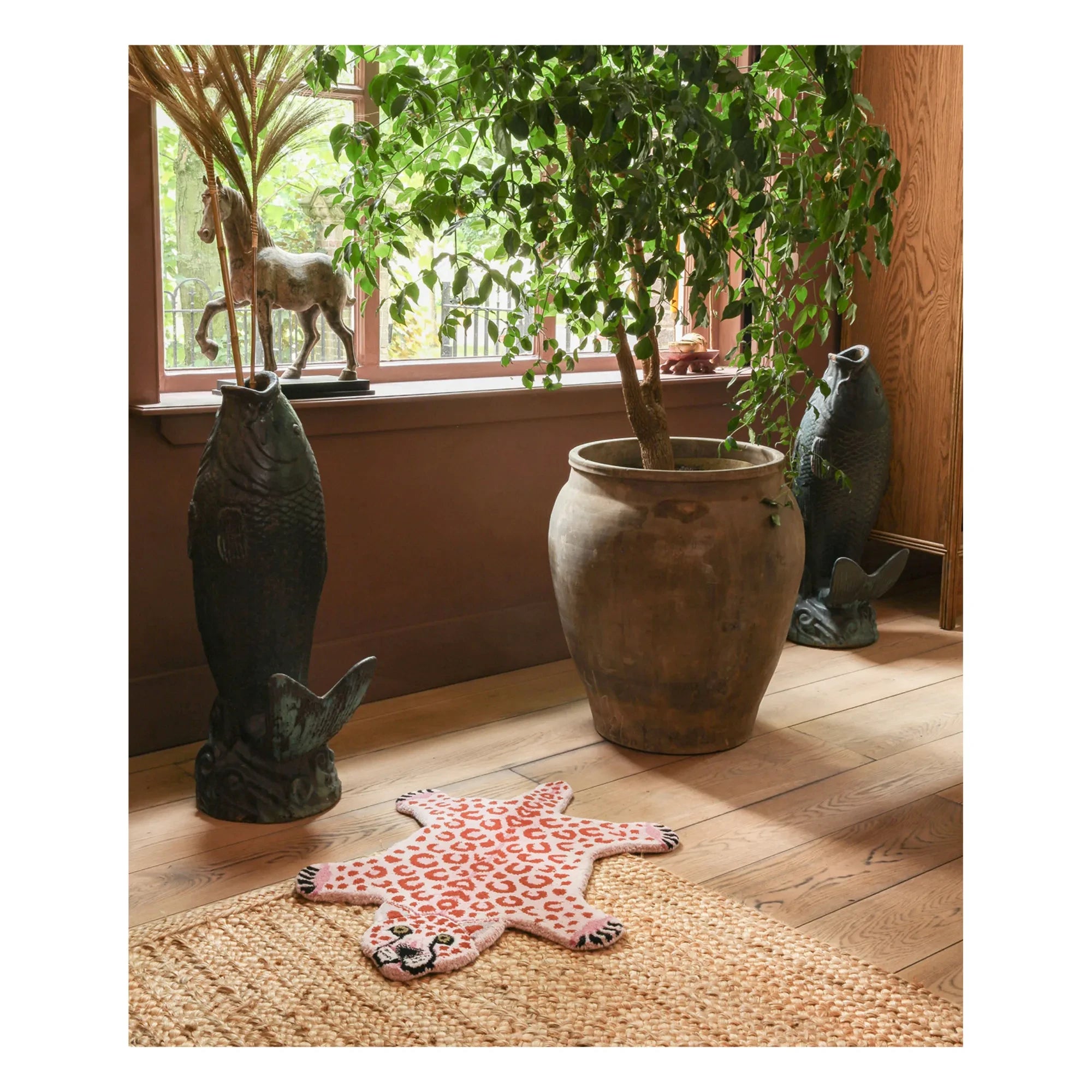 Doing Goods - Pembe Leopar Halı