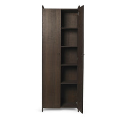 Ferm Living - Feststehender Schrank | Dunkle Eiche