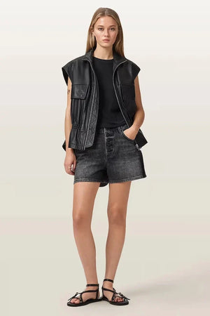 AllSaints kadın denim şort TAY