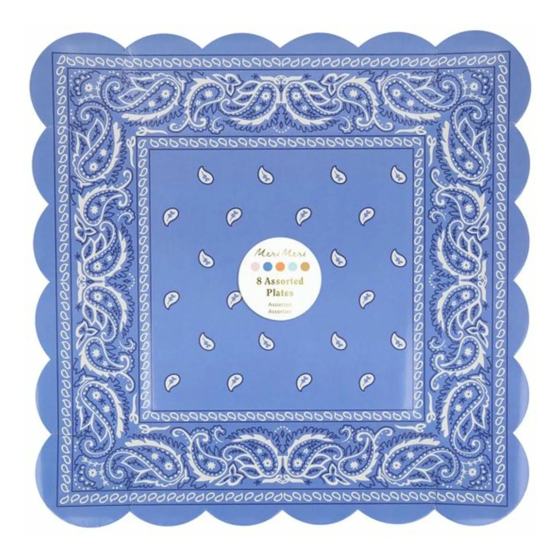 Meri Meri - Batı tarzı tabaklar - 8'li set
