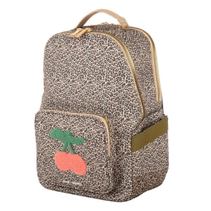 Jeune Premier - Bobbie Leopard Cherry Sırt Çantası | Bej