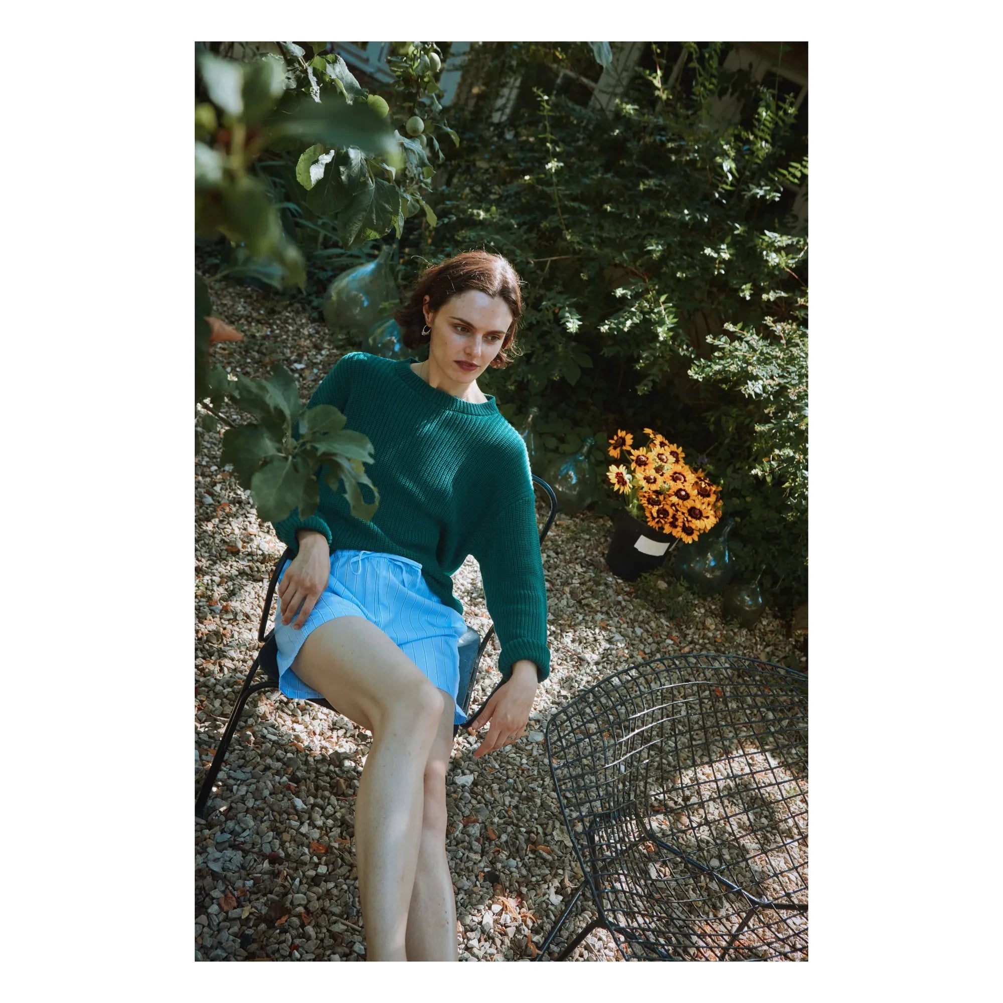 Poudre Organic - Dandelion Organic Cotton Sweater | Green