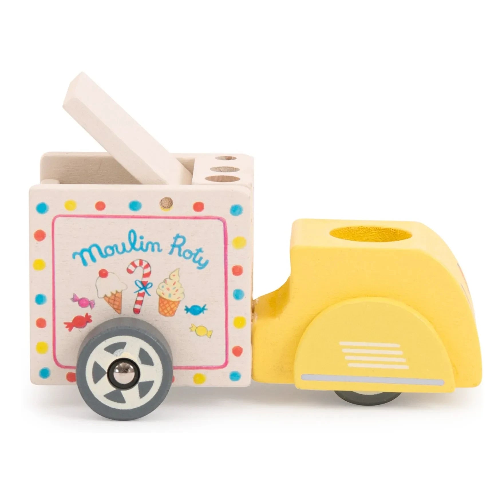 Moulin Roty - For Big Family - Ice Cream Parlor's Three-Wheeled Trolley