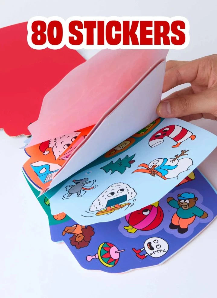 Omy - Christmas Sticker Activity Book