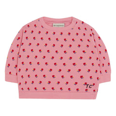 The Campamento - Floral Baby Sweatshirt | Pink
