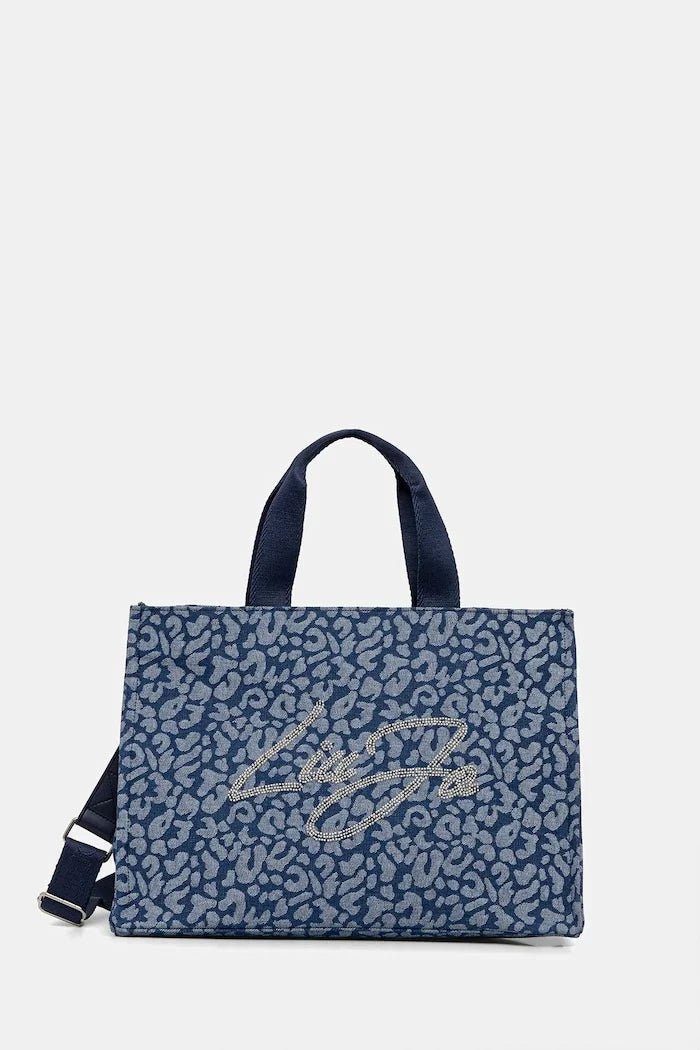 Liu Jo denim kadın alışveriş çantası