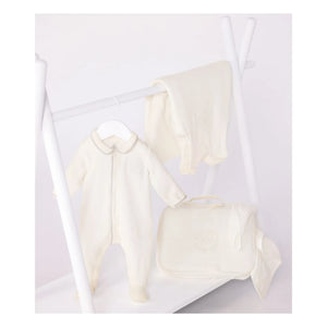 Petit Bateau - Dors Bien Gigoteuse ve Lange Valisette Seti | Ecru