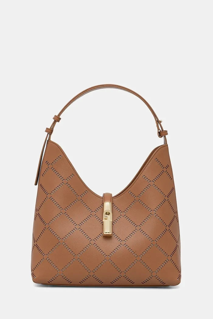 Furla kadın deri hobo çanta Goccia M Hobo