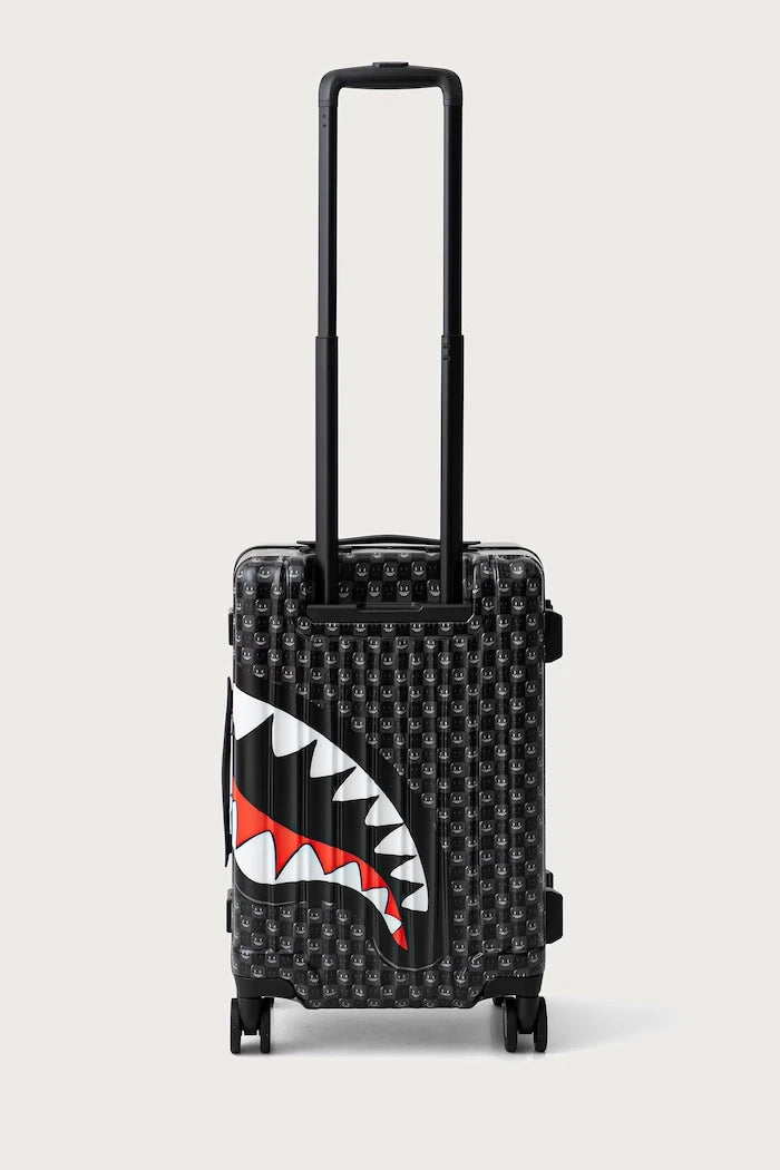 Sprayground - Schwarzer Hartschalenkoffer 'Haie in Paris' 910CL328NSZ