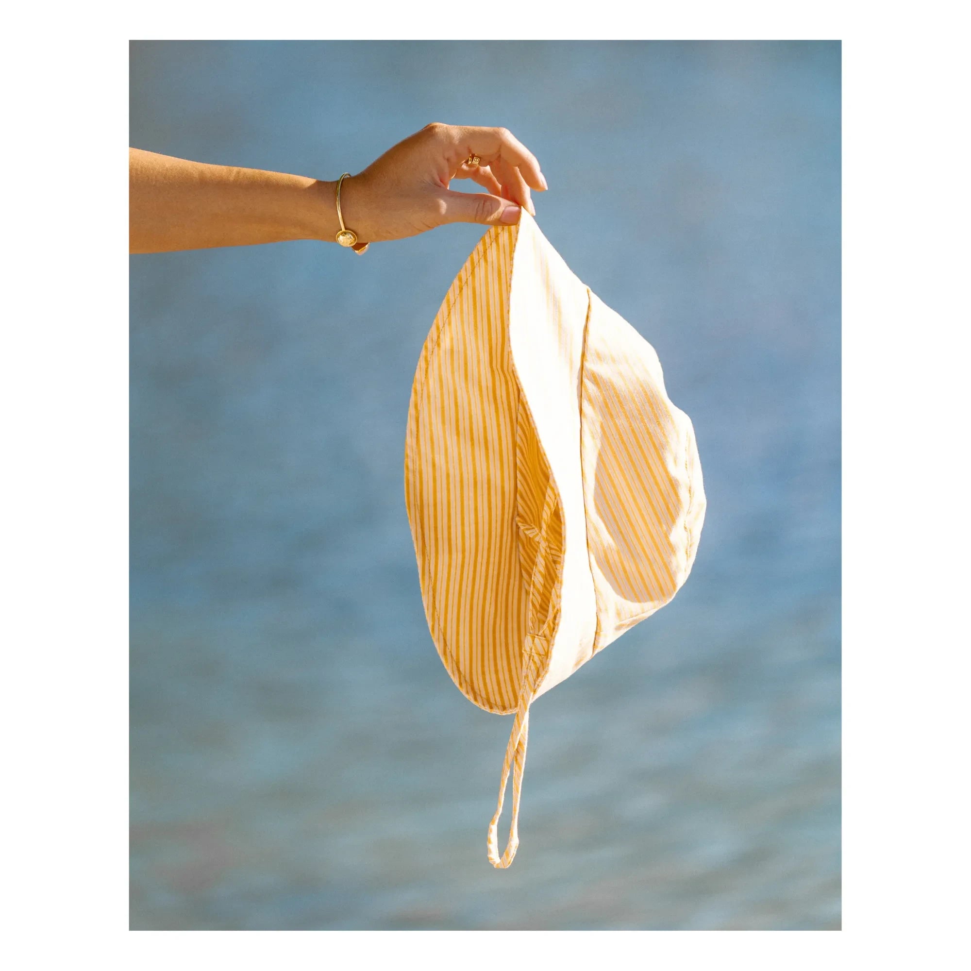 Ina Swim - Striped Bob Suitcase | Orange