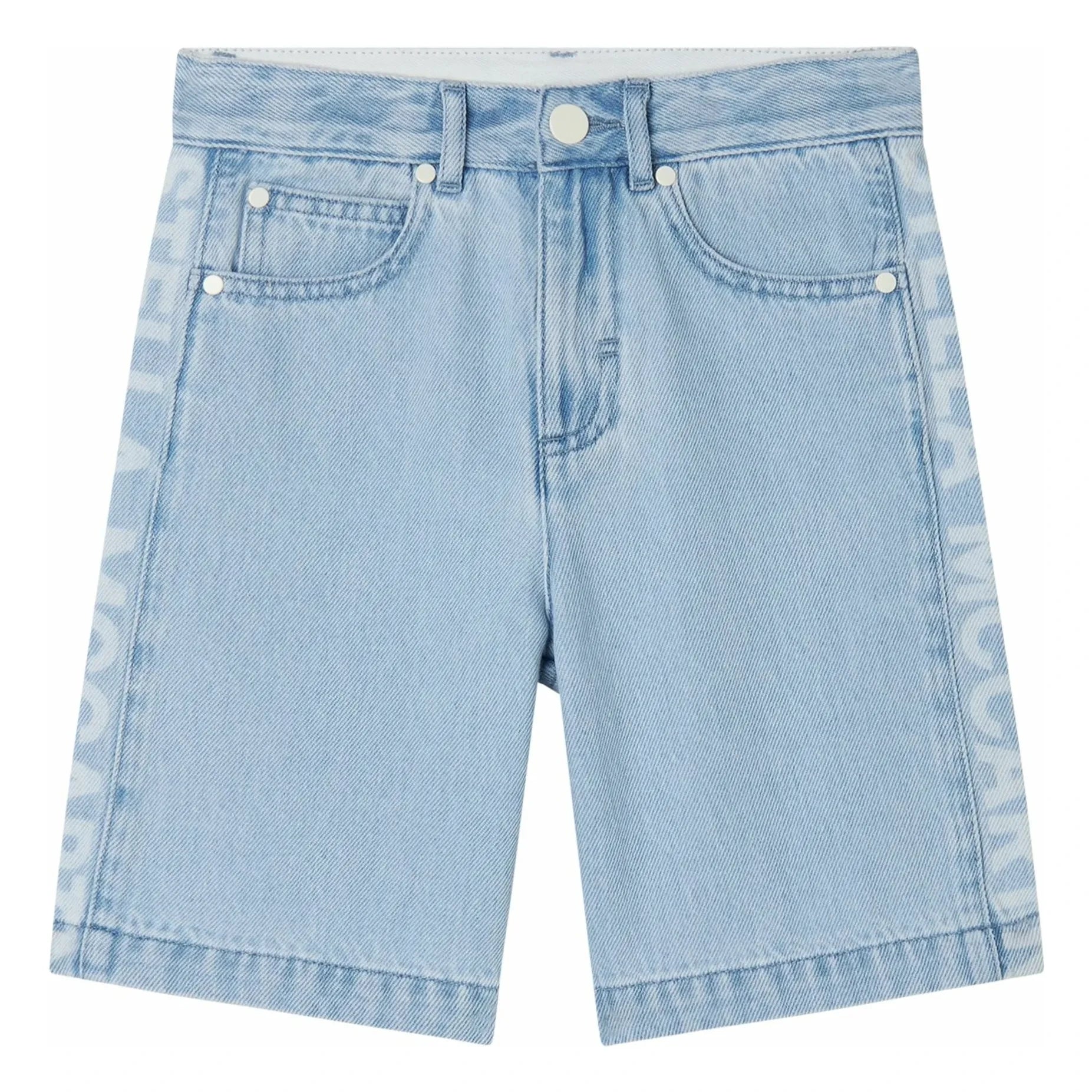 Stella McCartney Kids - Jean şort | Açık Mavi